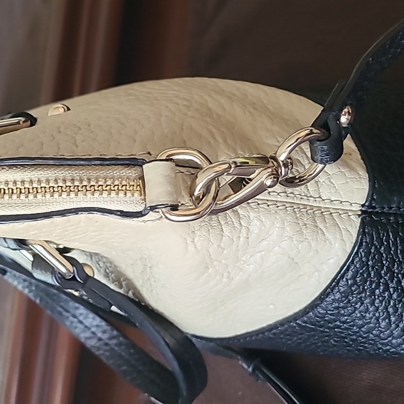 Kate Spade Black and Cream Satchel - Picture 3 of 9